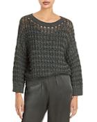 Fabiana Filippi Textured Metallic Effect Sweater