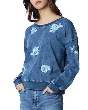 Billy T Denim Rose Sweatshirt