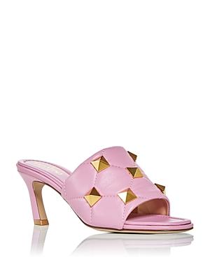 Valentino Garavani Women's Roman Stud Quilted Slide Pumps Sandals