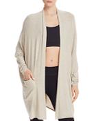 Beyond Yoga Brushed Up Origami Open-front Cardigan