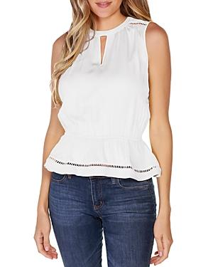 Belldini Keyhole Peplum Top