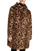 Marina Rinaldi Edipo Reversible Faux Fur Coat
