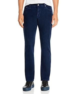 Ag The Graduate Straight Slim Fit Corduroy Pants In Sulfur Deep Trenches