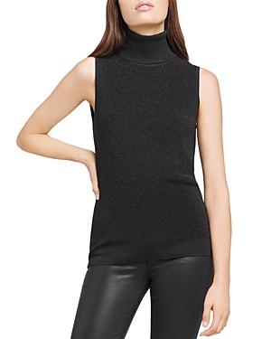 L'agence Sabrina Sleeveless Turtleneck Sweater