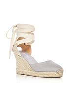 Soludos Women's Lace Up Espadrille Wedge Sandals