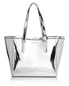 Kendall And Kylie Izzy Chain Trim Metallic Tote