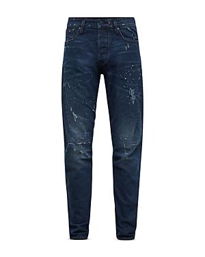 G-star Raw Scutar 3-d Slim Fit Tapered Jeans In Worn In Taint Destroyed