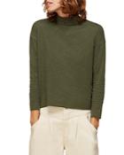 Whistles Relaxed Fit High Neck Top