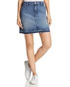 J Brand A-line Denim Mini Skirt