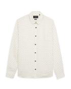 The Kooples Star Print Relaxed Fit Button Down Shirt
