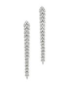 Bloomingdale's Diamond Feather Drop Earrings In 14k White Gold, 0.70 Ct. T.w. - 100% Exclusive