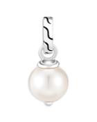 John Hardy Sterling Silver Classic Chain Freshwater Pearl Amulet Pendant