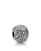 Pandora Clip - Sterling Silver & 14k Gold Starfish, Moments Collection