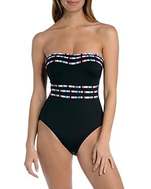 La Blanca Catalina Bandeau One Piece Swimsuit