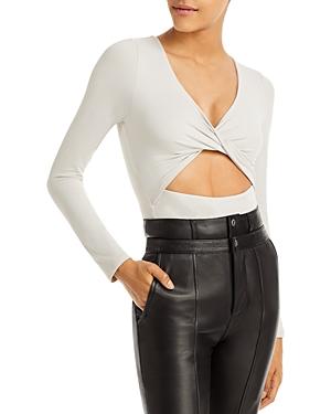 Fore Twist Cutout Long Sleeve Bodysuit