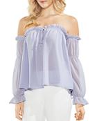 Vince Camuto Ruffled Off-the-shoulder Top