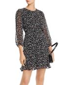 Aqua Flounced Leopard Print Dress - 100% Exclusive