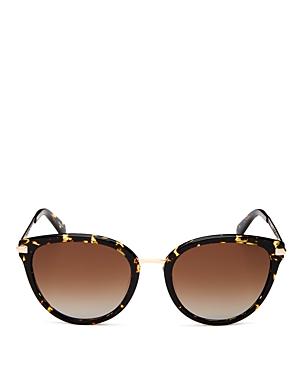 Kate Spade New York Women's Polarized Cat Eye Sunglasses, 53mm