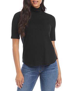 Karen Kane Short Sleeve Turtleneck Top
