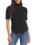 Karen Kane Short Sleeve Turtleneck Top