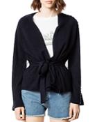 Zadig & Voltaire Lemmy Wool & Cashmere Belted Cardigan