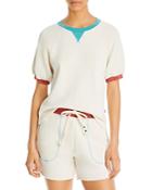Sol Angeles Puff Sleeve Crewneck Top