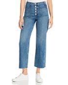 Rag & Bone Ruth High-rise Frayed Ankle Jeans In Walbrook