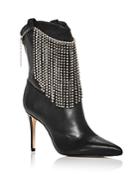 Schutz Women's Hallen Embellished High Heel Booties