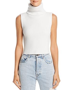 Alice + Olivia Darcey Cropped Turtleneck Sweater