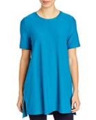 Eileen Fisher Stretch Crepe Crewneck Tunic