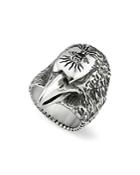 Gucci Sterling Silver Angry Forest Eagle Head Ring