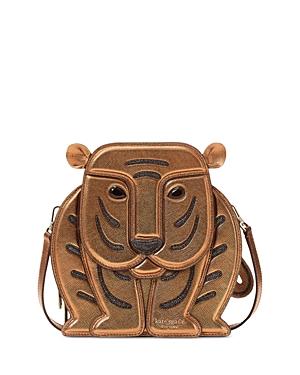 Kate Spade New York Felix Smooth Leather 3d Tiger Crossbody