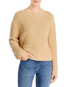 Lafayette 148 New York Cropped Textured Sweater
