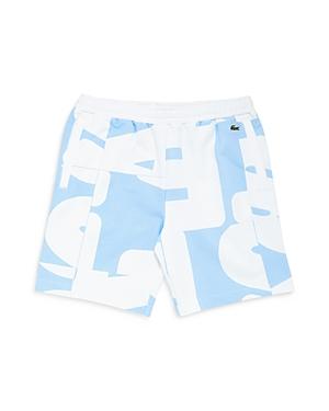 Lacoste Heritage Cotton Fleece Printed Relaxed Fit Shorts