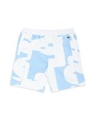 Lacoste Heritage Cotton Fleece Printed Relaxed Fit Shorts