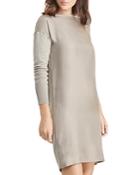 Lauren Ralph Lauren Twill Front Sweater Dress
