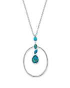 Ippolita Sterling Silver Rock Candy Mixed Turquoise And Amazonite Doublet Necklace, 18