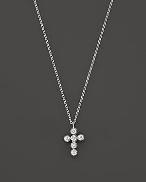 Kc Designs Diamond Cross Pendant Necklace In 14k White Gold, 16