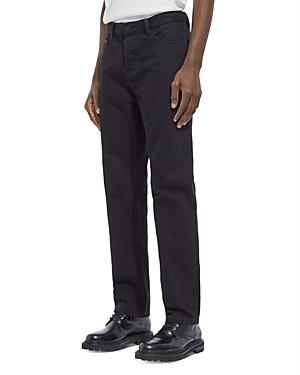 The Kooples Faded Retro Straight Fit Jeans In Black