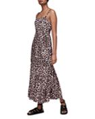 Whistles Eleta Clouded Leopard Dress
