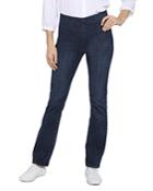 Nydj Slim Bootcut Pull On Jeans In Decker