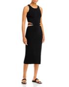 Lucy Paris Cutout Midi Knit Dress