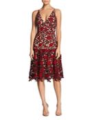 Dress The Population Lily Floral Lace Dress