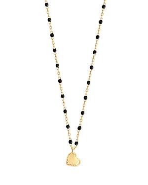 Gigi Clozeau 18k Yellow Gold Lucky Heart Pendant Necklace, 15.7