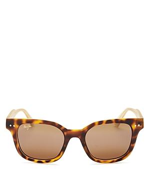 Maui Jim Unisex Shore Break Polarized Square Sunglasses, 50mm