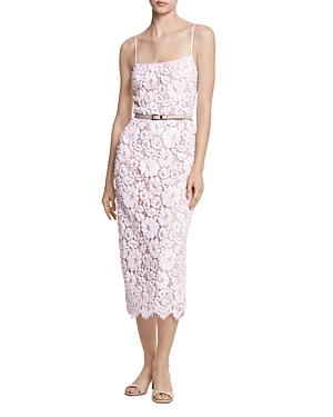 Michael Kors Collection Floral Lace Paillette Dress