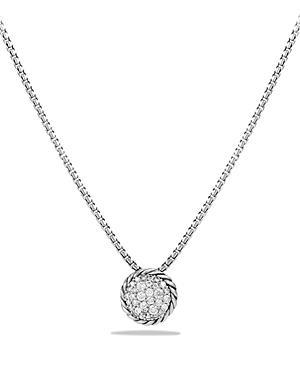 David Yurman Chatelaine Pave Pendant Necklace With Diamonds
