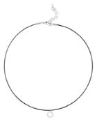 Alor Diamond Hoop Pendant Cable Necklace, 16