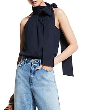 Michael Michael Kors Halter Tie Neck Top