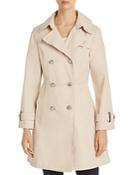 Vince Camuto Double-breasted Button Front Trench Coat
